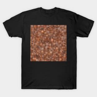 Coffee beans blurred background T-Shirt